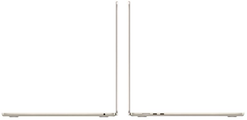 Apple MacBook Air 15 (M5, 10C/10C, 2026), 32 ГБ, 1ТБ SSD, Starlight (Z1LU000K2)