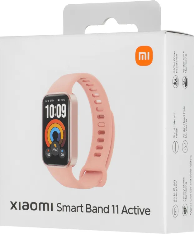 Xiaomi Smart Band 11 Active, розовый