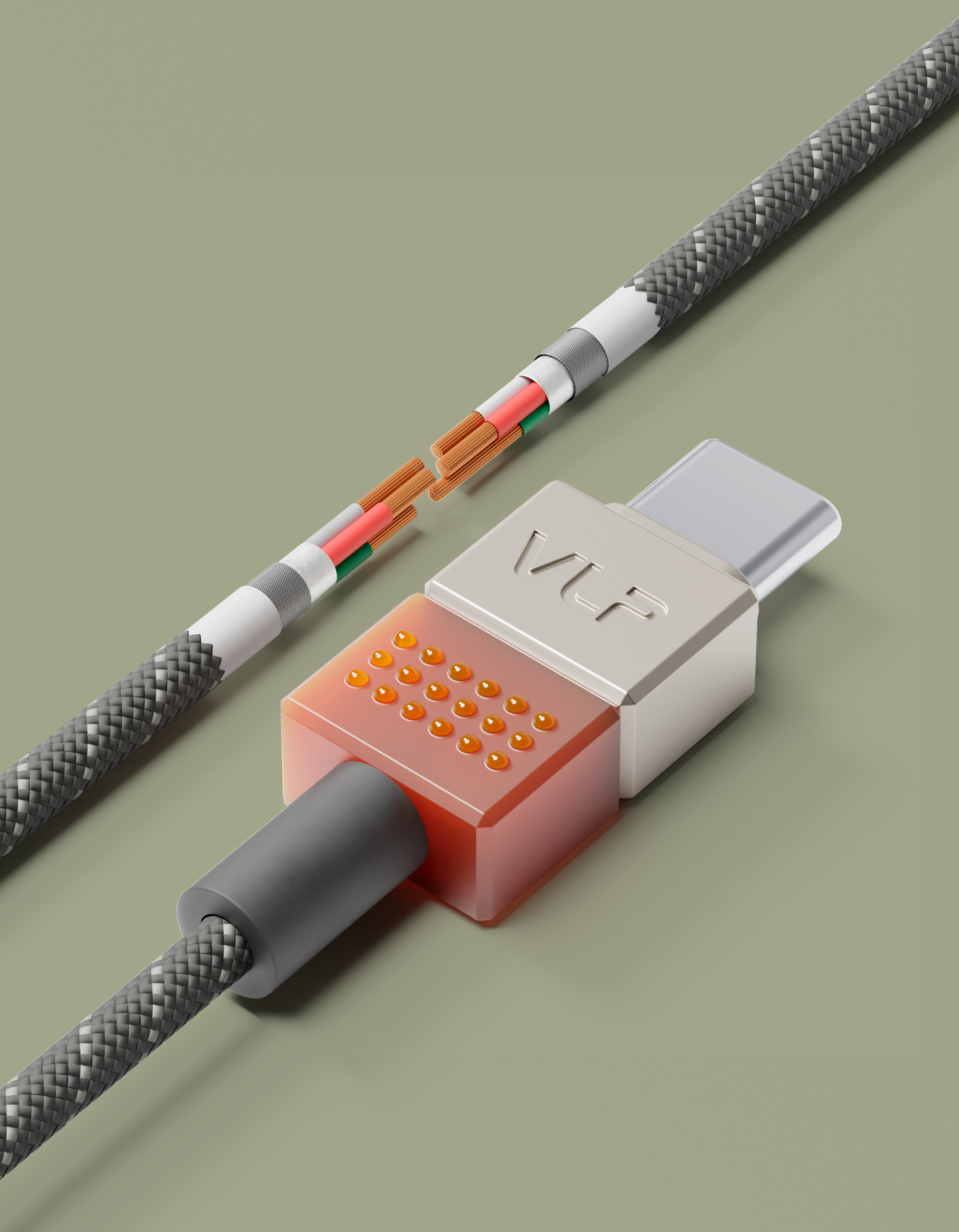Комплект БЗУ VLP NEO 10000 mAh, Apple Watch, amber gray (BOXNEO-002)