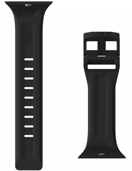 Ремешок UAG Scout Silicone для Apple Watch 44/45/46/49 мм, черный (Black) 191488114040