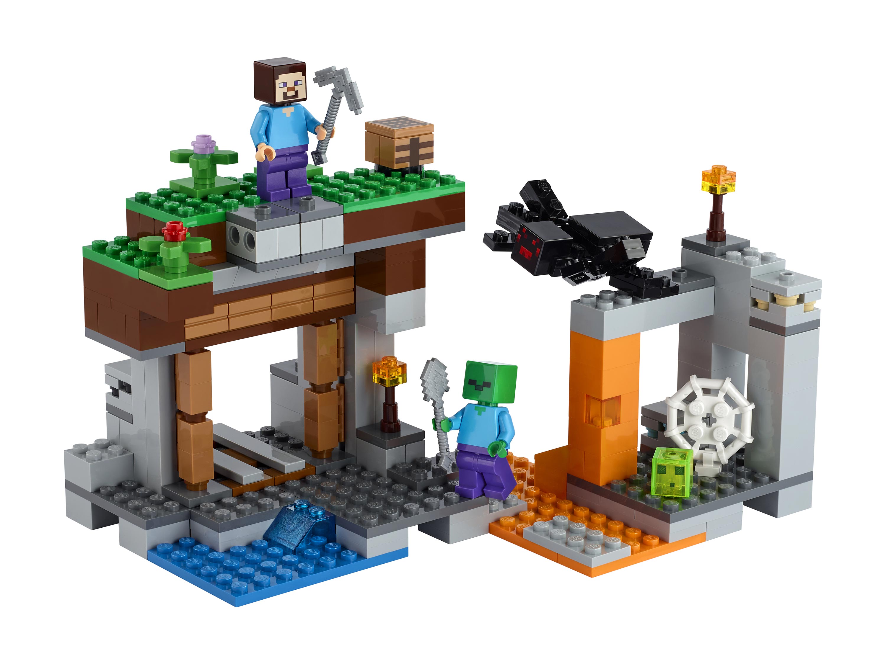 Конструктор LEGO Minecraft 21166 «Заброшенная» шахта