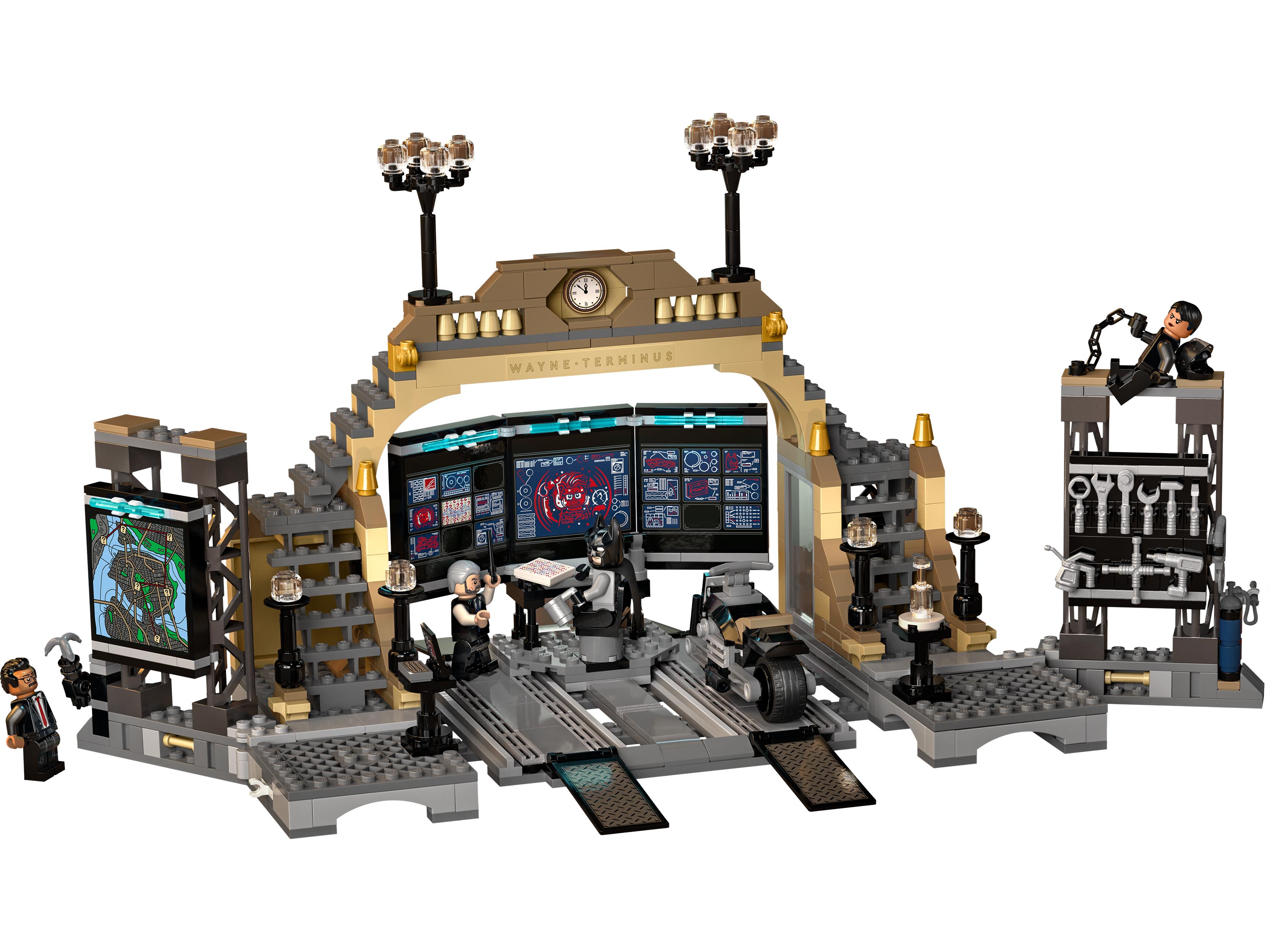 Конструктор LEGO Super Heroes 76183 Бэтпещера: схватка с Загадочником