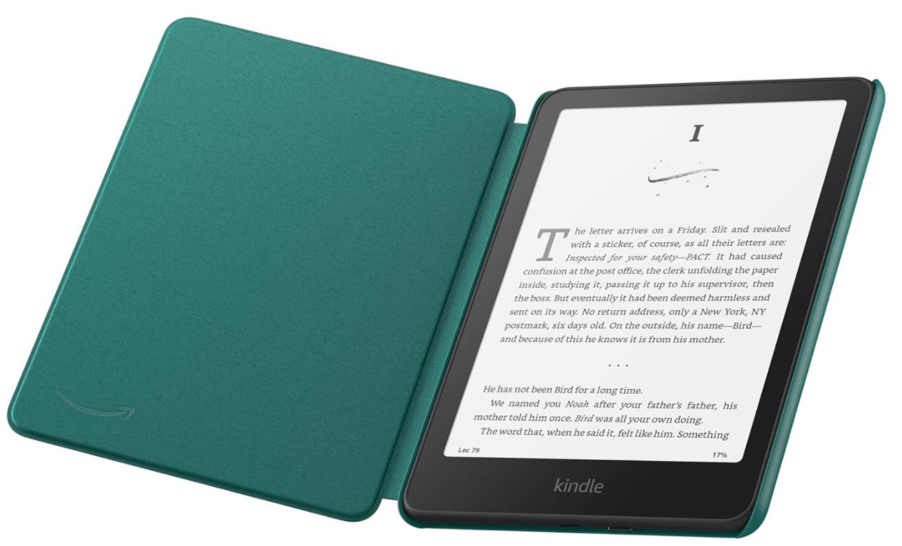 Amazon Kindle Paperwhite 12th gen 2024 Leather, зеленый