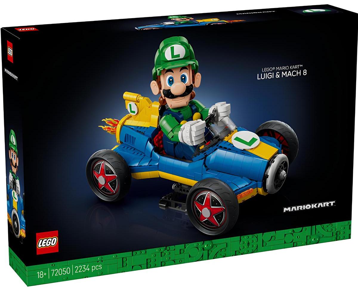 Конструктор LEGO Super Mario 72050 Kart Луиджи и Mach 8