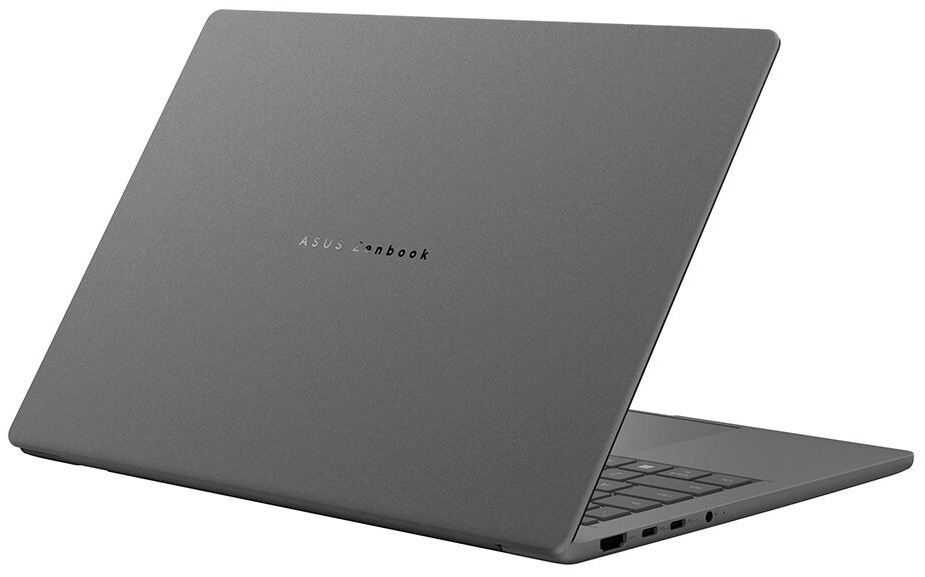 ZenBook A14 UX3407RA-QD038W (Qualcomm Snapdragon X Elite X1E-78-100, Qualcomm Adreno) 32ГБ, 1000ГБ, Windows 11 Home, серый (90NB16G2-M00360)