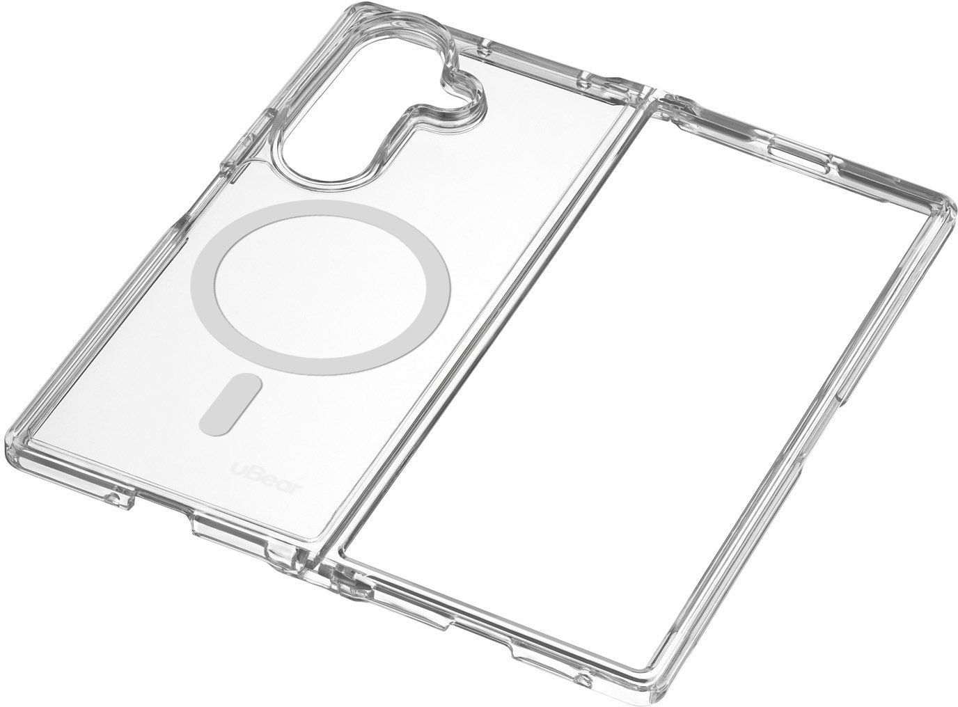 Чехол uBear Real Mag Case с MagSafe для Samsung Galaxy Z Fold 7, прозрачный (CS519TT80RL-SZ25M)