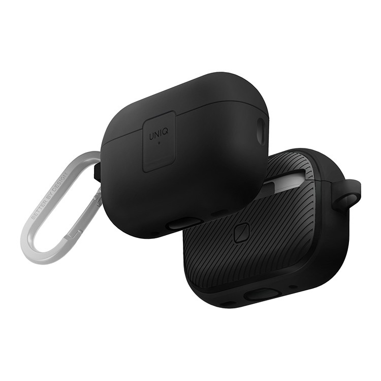 Чехол Uniq Clyde Lock case для AirPods Pro 2, Charcoal/Dark Grey (AIRPODSPRO2-CLYCHRDGRY)