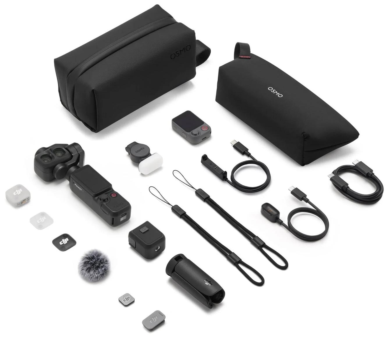 Экшн-камера DJI Osmo Pocket 4 Pro Vlog Combo, черный
