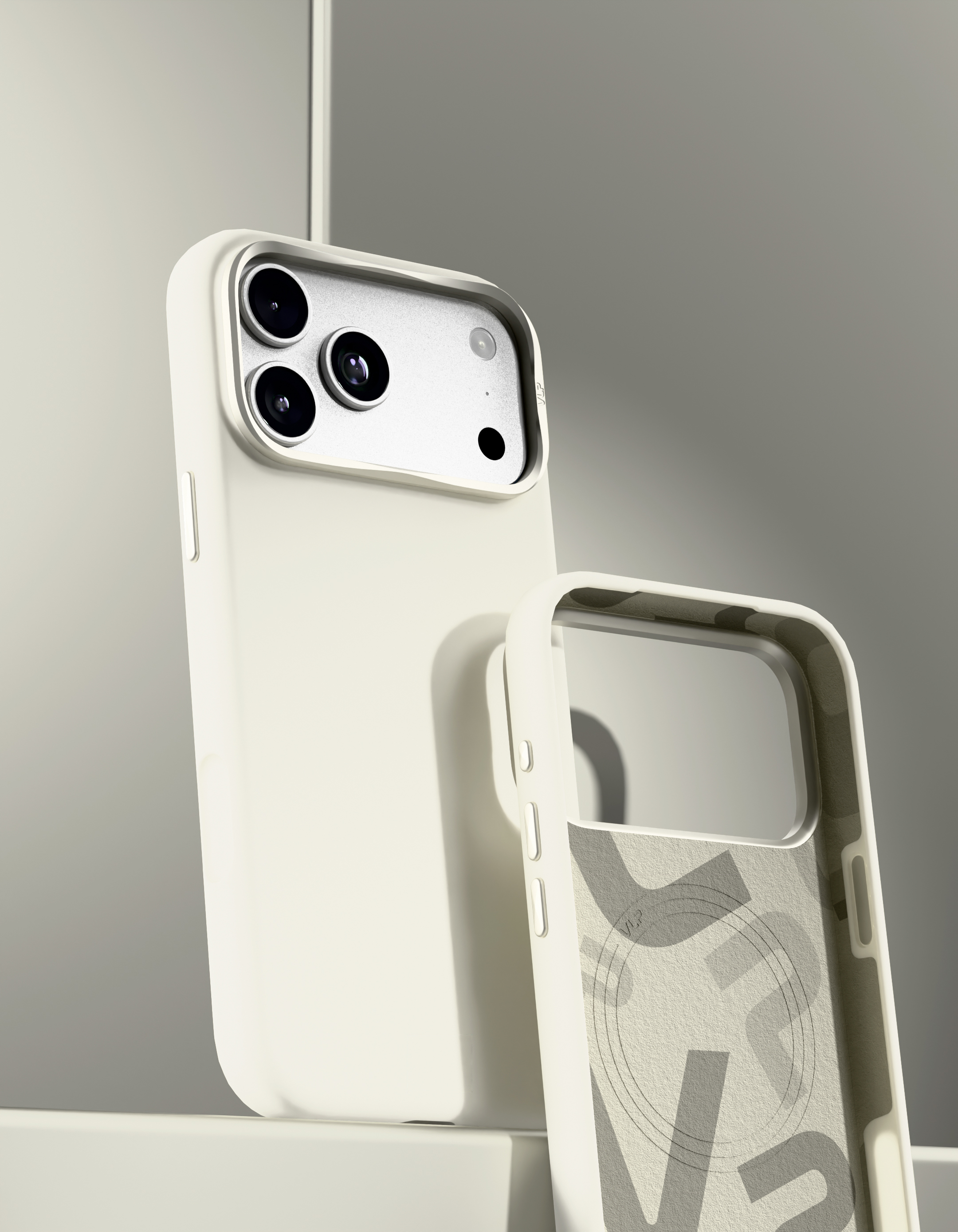 Чехол VLP Aster Pro Case с MagSafe для iPhone 18 Pro, белый (10524230)