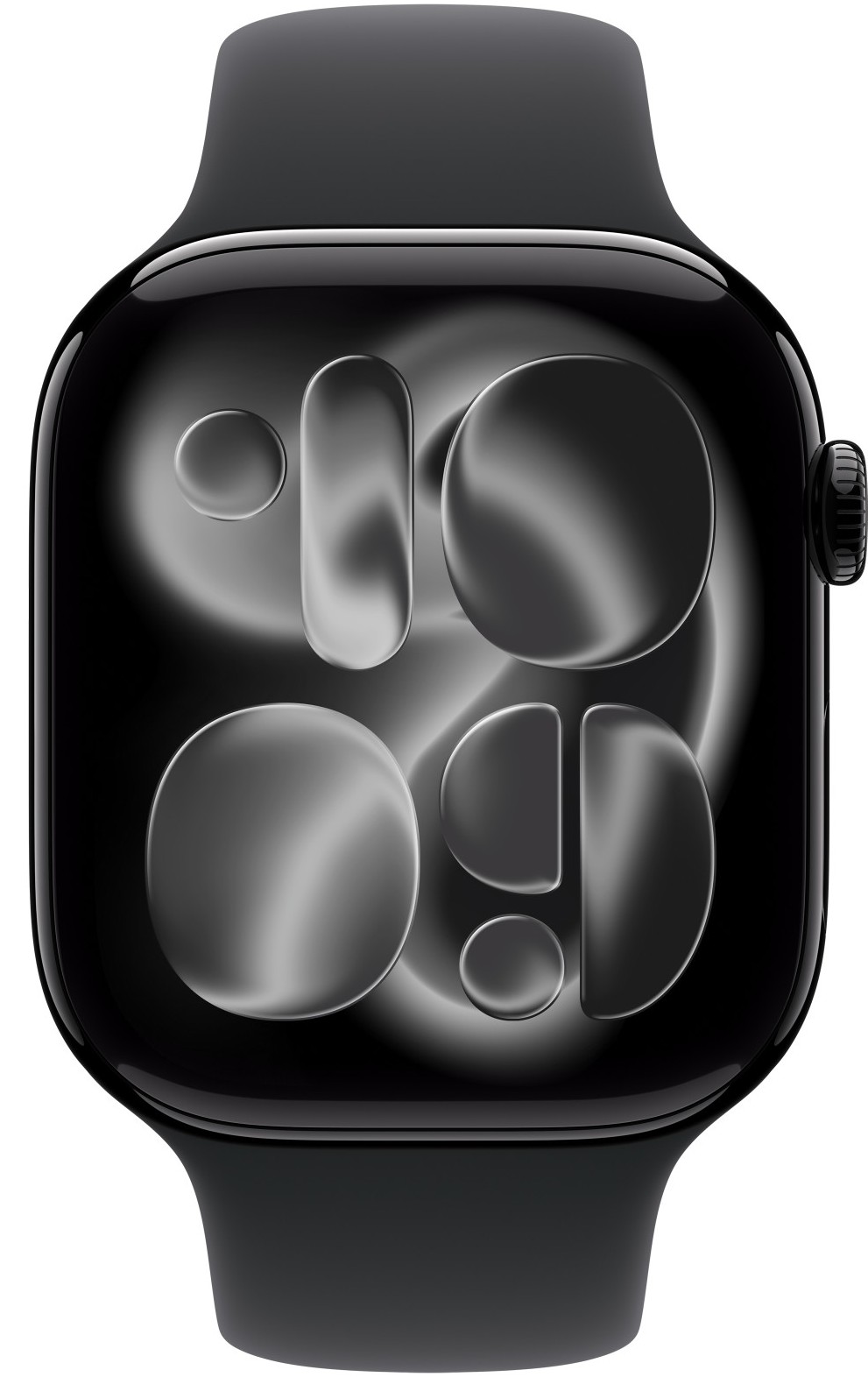Ремешок Apple Watch 46мм Black Sport Band - M/L (MXM43FE/A)
