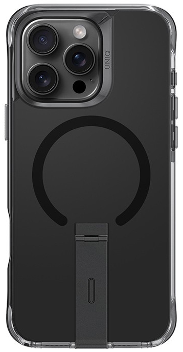 Чехол Uniq ELEVA with Vertical stand с MagSafe для Apple iPhone 16 Pro, черный (IP6.3P(2024)-ELEVAMBLK)