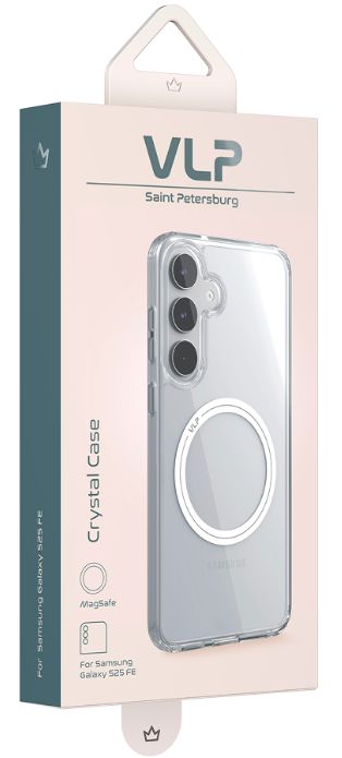VLP Crystal Case MagSafe для Samsung S25 FE, прозрачный (1052054)