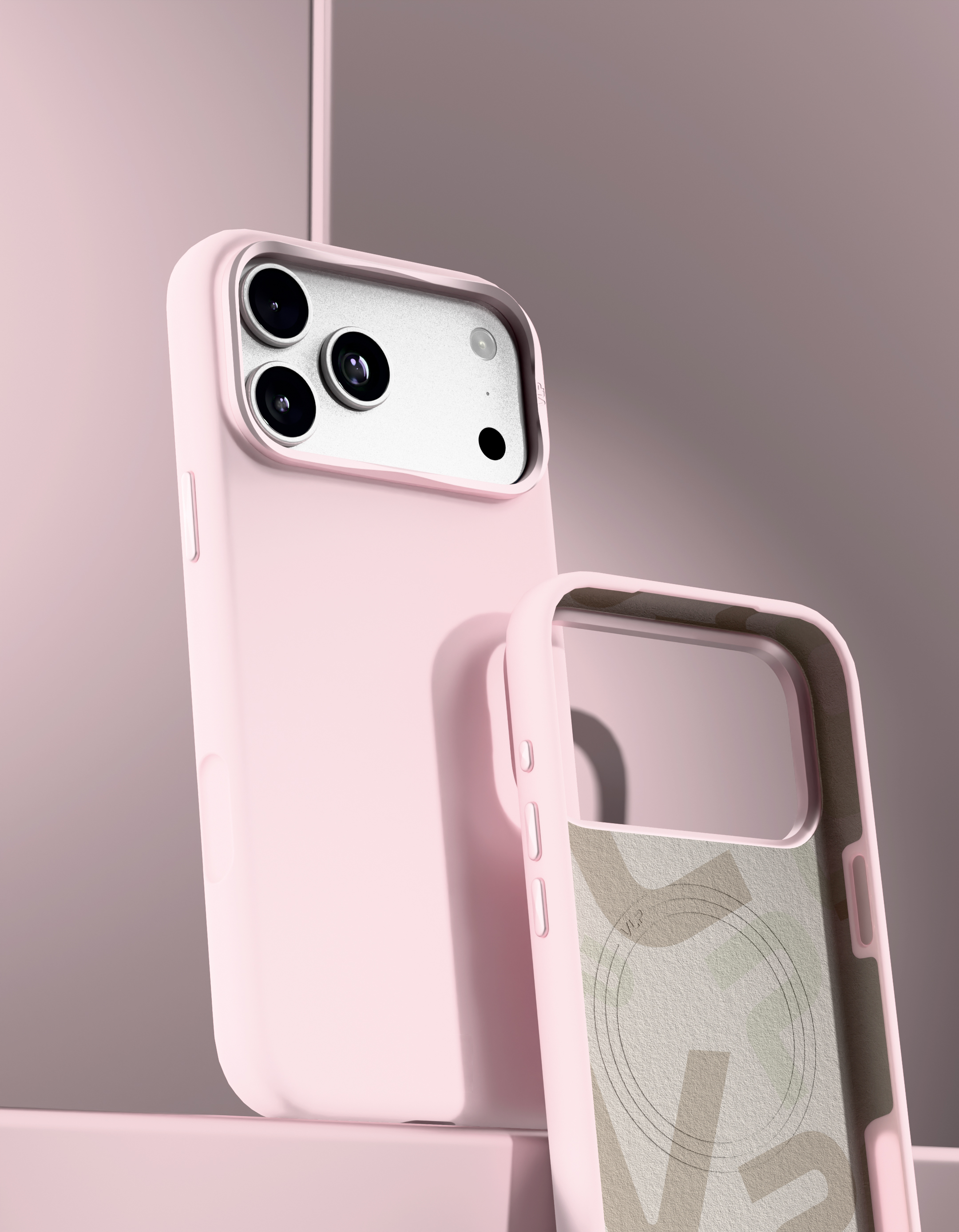 Чехол VLP Aster Pro Case с MagSafe для iPhone 18 Pro, розовый (10524232)
