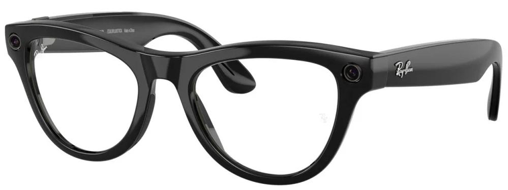 Умные очки Ray-Ban Meta Skyler RW4010 150-52 Size, Shiny Black/Transitions Amethyst (8056262352632)