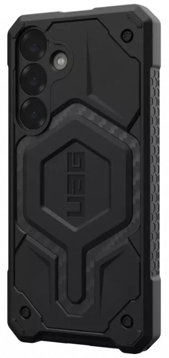 UAG Monarch Pro Kevlar с MagSafe для Samsung Galaxy S25 Plus, черный (Carbon Fiber) 214462114242