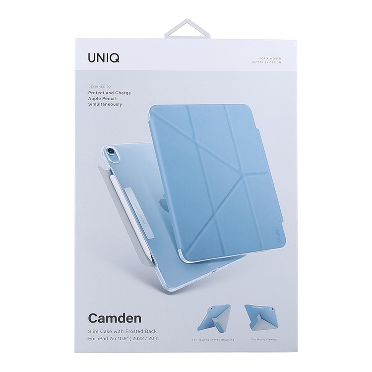 Чехол Uniq CAMDEN для iPad AIR 10,9" (2022/2020), голубой NPDA10.9GAR(2020)-CAMNBU
