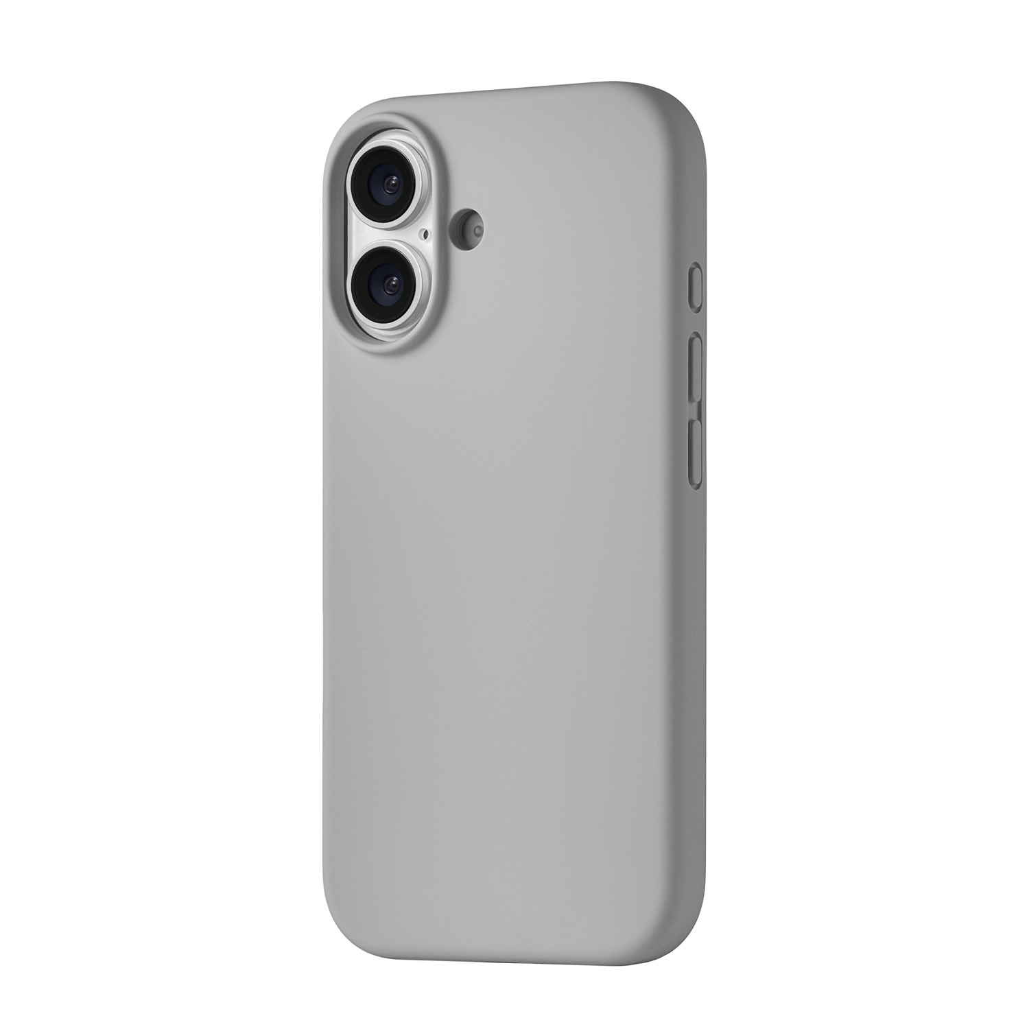 Чехол uBear Touch Mag Case с MagSafe для iPhone 17 (силикон, софт-тач), светло-серый (CS541LG63TH-I25M)