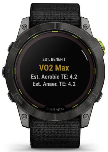 Умные часы Garmin Enduro 2, угольно-серый DLC титановый с нейлоновым ремешком UltraFit ( 010-02754-01)