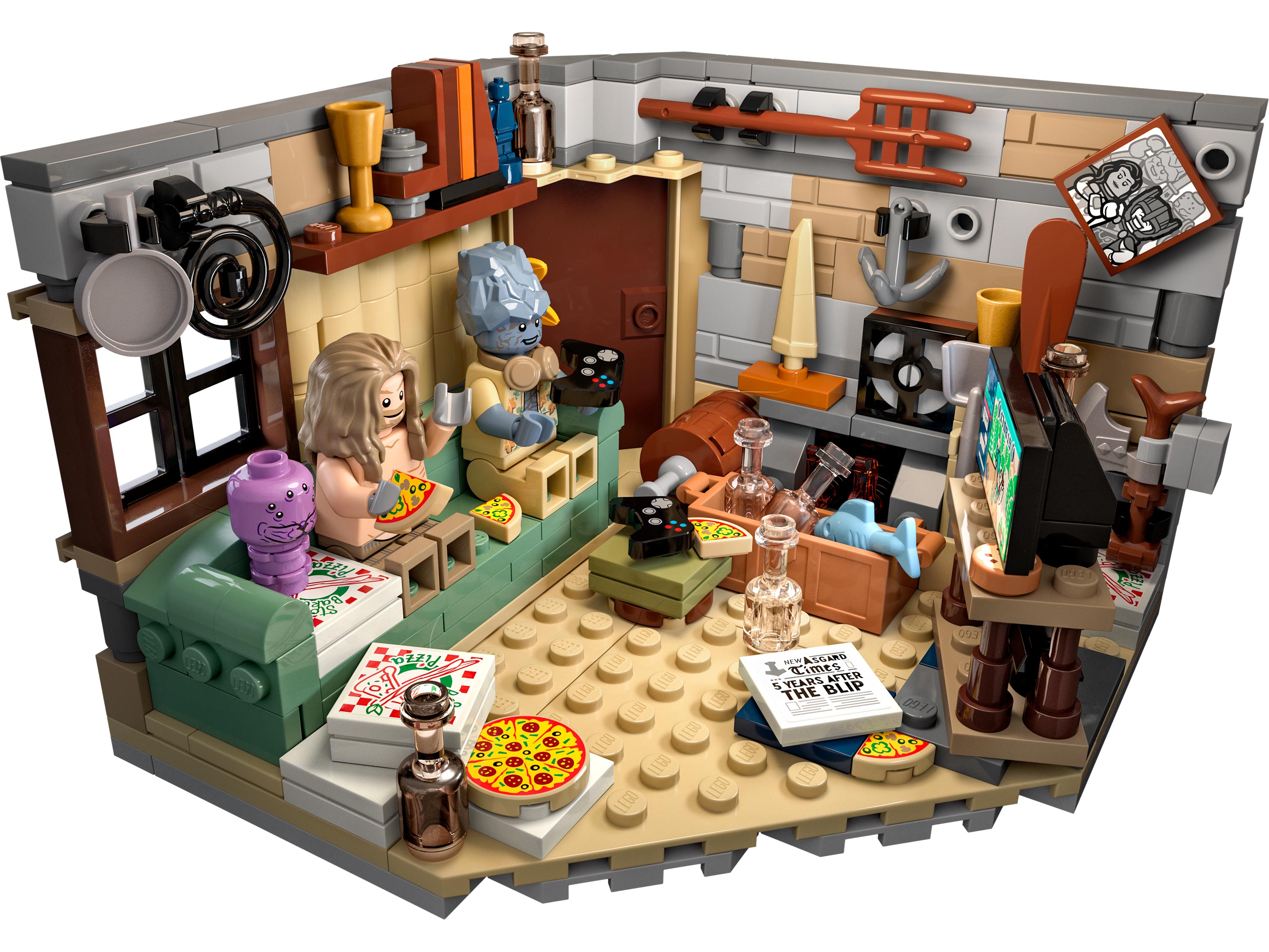Конструктор LEGO Super Heroes 76200 Новый Асгард Бро Тора