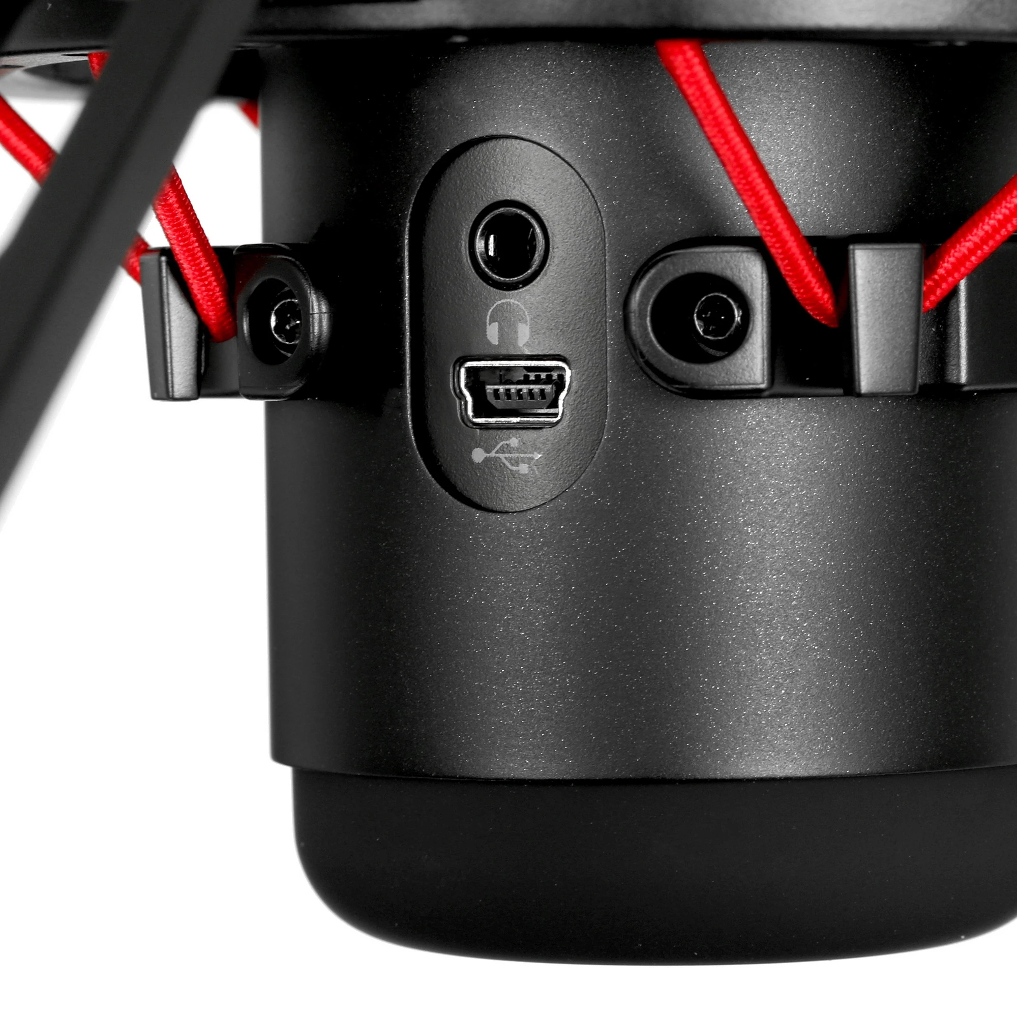 Микрофон HyperX QuadCast S, черный/красный