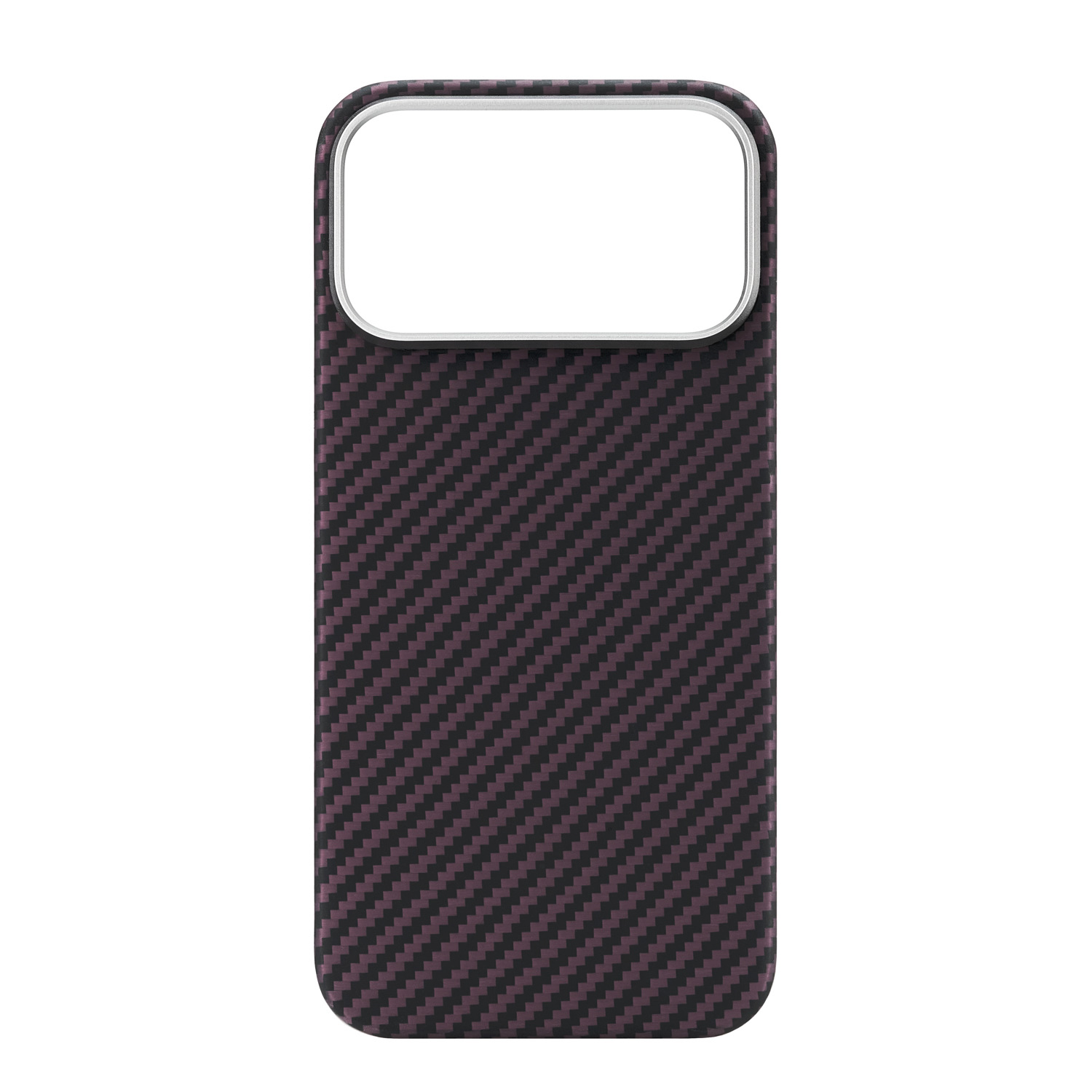 Чехол uBear Supreme Case Kevlar с MagSafe для iPhone 18 Pro Max, бургунди (CS722BR69PSP-I26M)