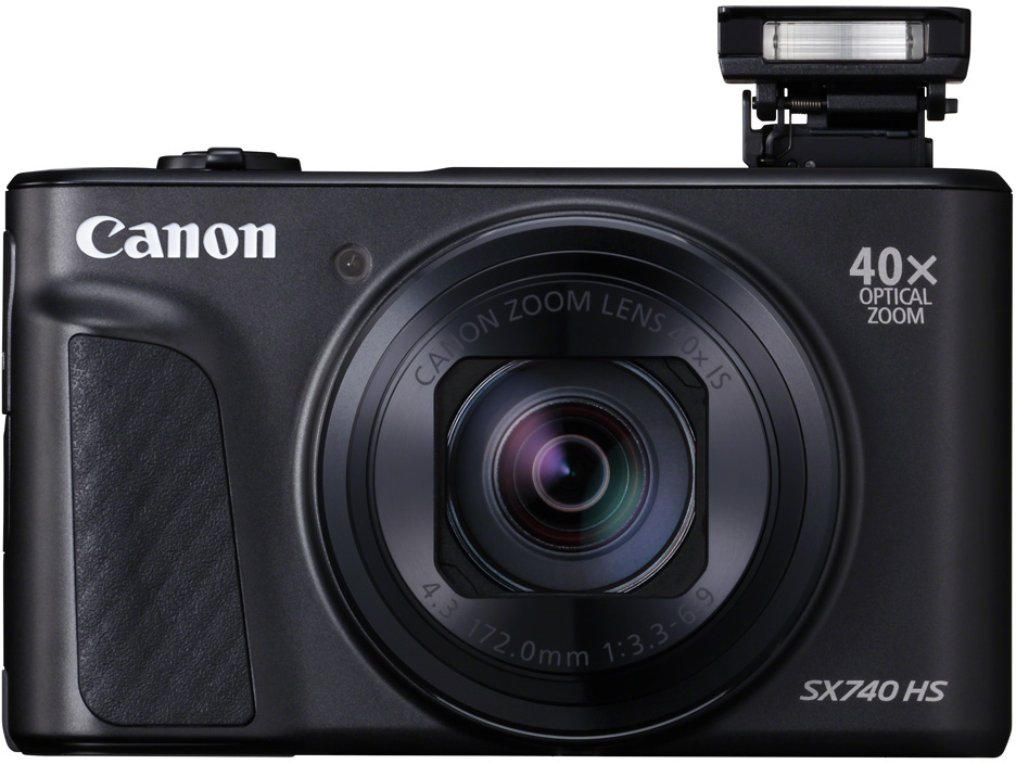 Компактный фотоаппарат Canon PowerShot SX740 HS, черный