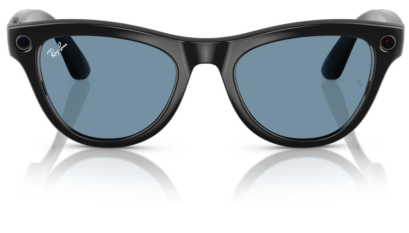 Умные очки Ray-Ban Meta Skyler RW4010 150-52 Size, Shiny Black/Transitions Cerulean Blue (8056262166185)