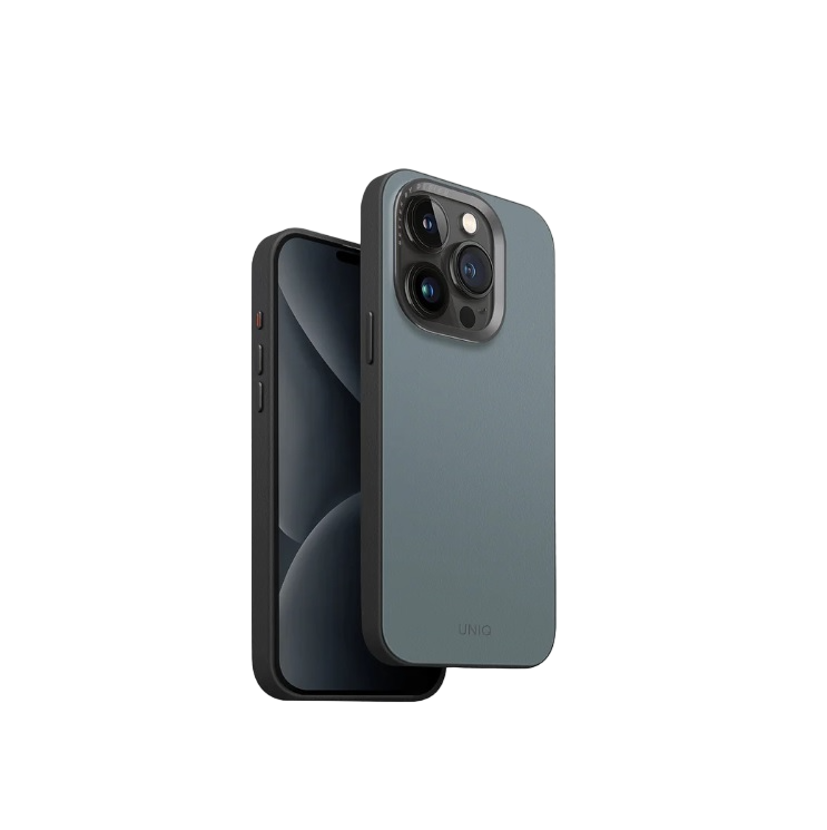 Чехол UNIQ Lyden DS with MagSafe для iPhone 15 Pro Max, светло-синий/черный (IP6.7P(2023)-LDSWBLUBLK)