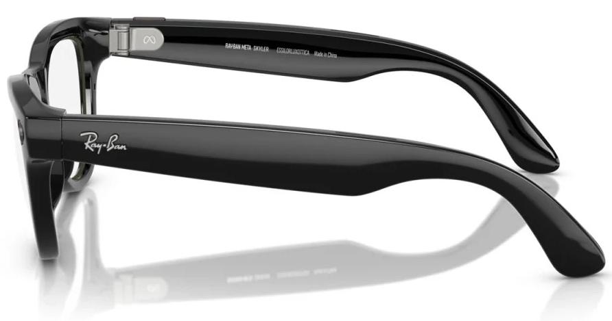 Умные очки Ray-Ban Meta Skyler RW4010 150-52 Size, Shiny Black/Transitions Amethyst (8056262352632)
