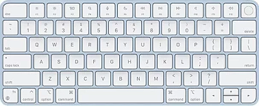 Apple Magic Keyboard Touch ID Lightning OEM, голубой