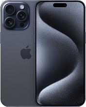 Apple iPhone 15 Pro Max Dual Sim 1TB, Blue Titanium (синий)