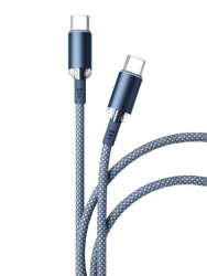 Кабель VLP Diamond USB Type-C - USB Type-C, 1.2м, синий
