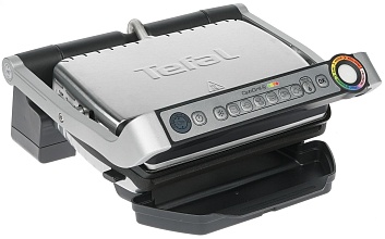 Гриль Tefal GC712D34 Optigrill+, серебристый
