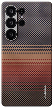 Чехол PITAKA Tactile Woven Case для Samsung Galaxy S25 Ultra, Sunset (KS2503U)
