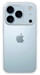 Силиконовый чехол для iPhone 17 Pro, прозрачный