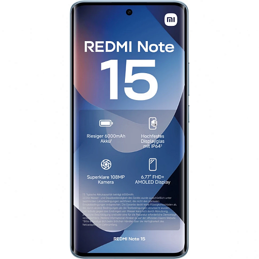 Смартфон Redmi Note 15 4G 6/128Гб