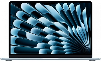 Apple MacBook Air 15 (M4, 10C/10C, 2025), 32 ГБ, 1 ТБ SSD, Sky Blue (Z1H0000MH)