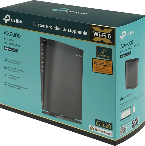 Wi-Fi роутер TP-LINK Archer AX80(EU)
