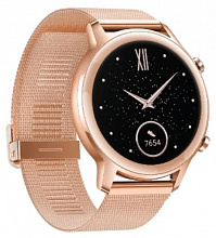 Умные часы HONOR MagicWatch 2 42мм (steel, milanese bracelet), персиковый розовый