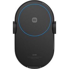 Держатель с беспроводным зарядным устройством Xiaomi MI Wireless Car Charger 30W (W03ZM), черный
