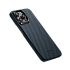 Чехол Pitaka MagEZ Case 4 для iPhone 15 Pro (6.1"), черно-синий, кевлар (арамид)