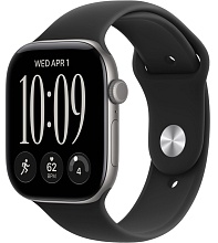 Apple Watch Series 12 42mm Space Gray Aluminum Case with Sport Band Black