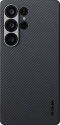 Чехол Pitaka Ultra-Slim для Galaxy S25 Ultra, кевлар черный (KS2501U)