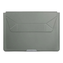 Чехол Uniq Oslo V.2 Pu для MacBook Pro 14", leaather, зеленый OSLO(14)-LICHENGREEN