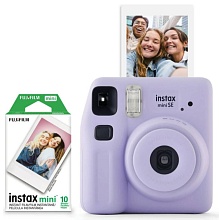 FUJIFILM instax mini SE + 10 pack Mini Film, фиолетовый