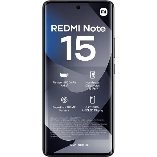 Смартфон Redmi Note 15 4G 6/128Гб