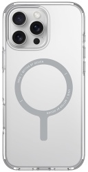 Чехол Uniq Clario с MagSafe для iPhone 16 Pro, прозрачный IP6.3P(2024)-CLARMCLR