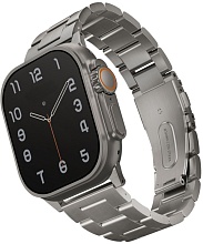 Ремешок Uniq OSTA Steel Strap для Apple Watch 49/46/45/42 мм, серебристый