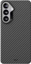 Чехол защитный VLP Kevlar Case с MagSafe для Samsung Galaxy S26 Plus, черный (1058074)