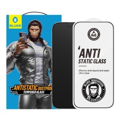 Защитное стекло BlueO Narrow border Anti-Static (антистатик) для iPhone 16 Pro, черный (PBJ1-16-6)